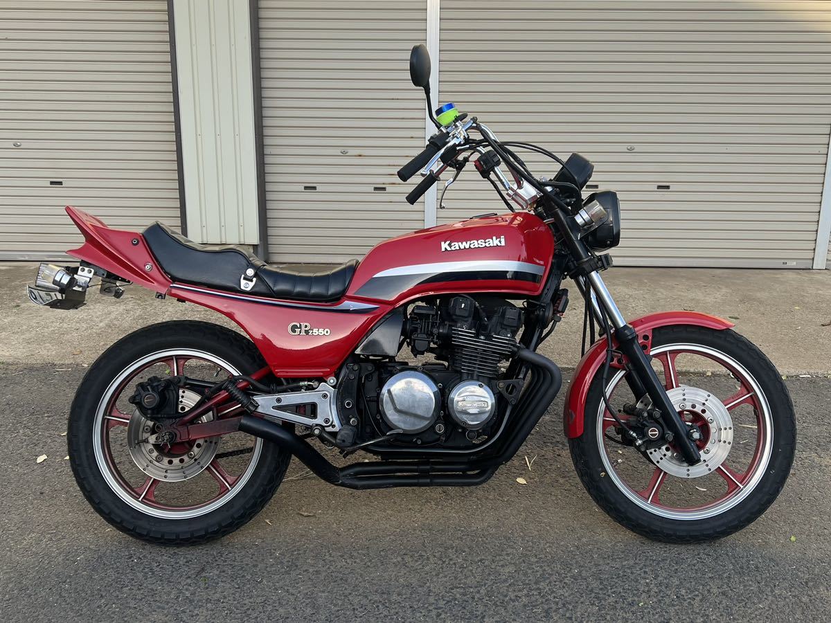 kawasaki Z550GP 車体 登録済み 車検あり 引き取りのみ 1円スタート