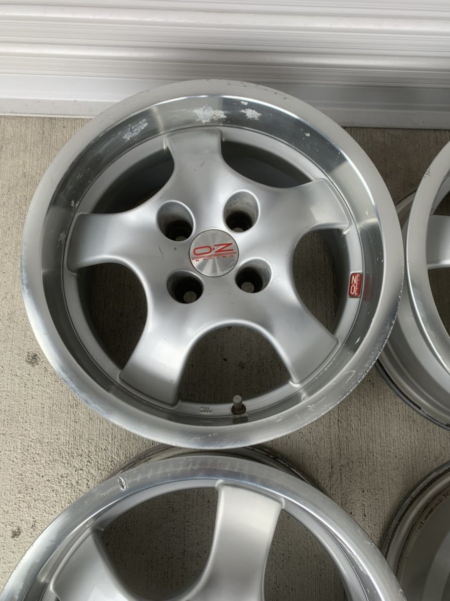 OZ RACING VOLCANO オーゼット ボルカーノ 15インチ 7j 4本 100 4穴