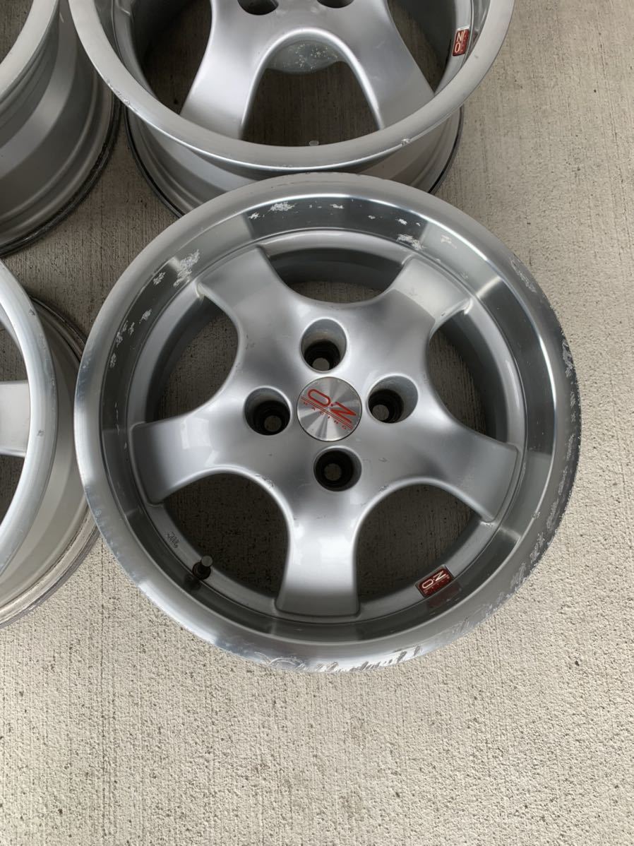 OZ RACING VOLCANO オーゼット ボルカーノ 15インチ 7j 4本 100 4穴