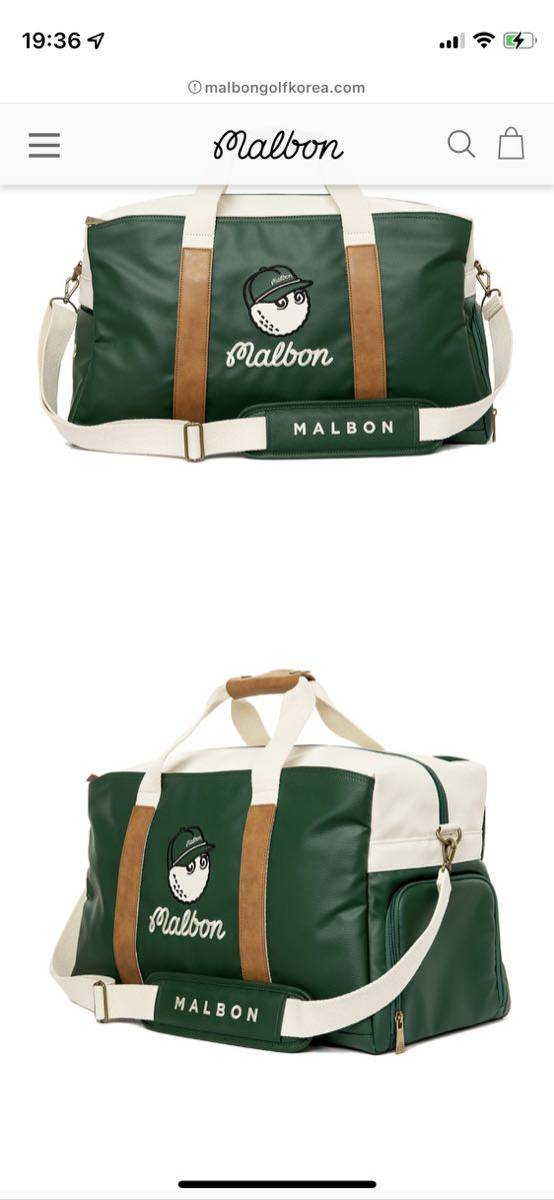 malbon golf Bucket Classic Boston Bag ボストンバッグ マルボン