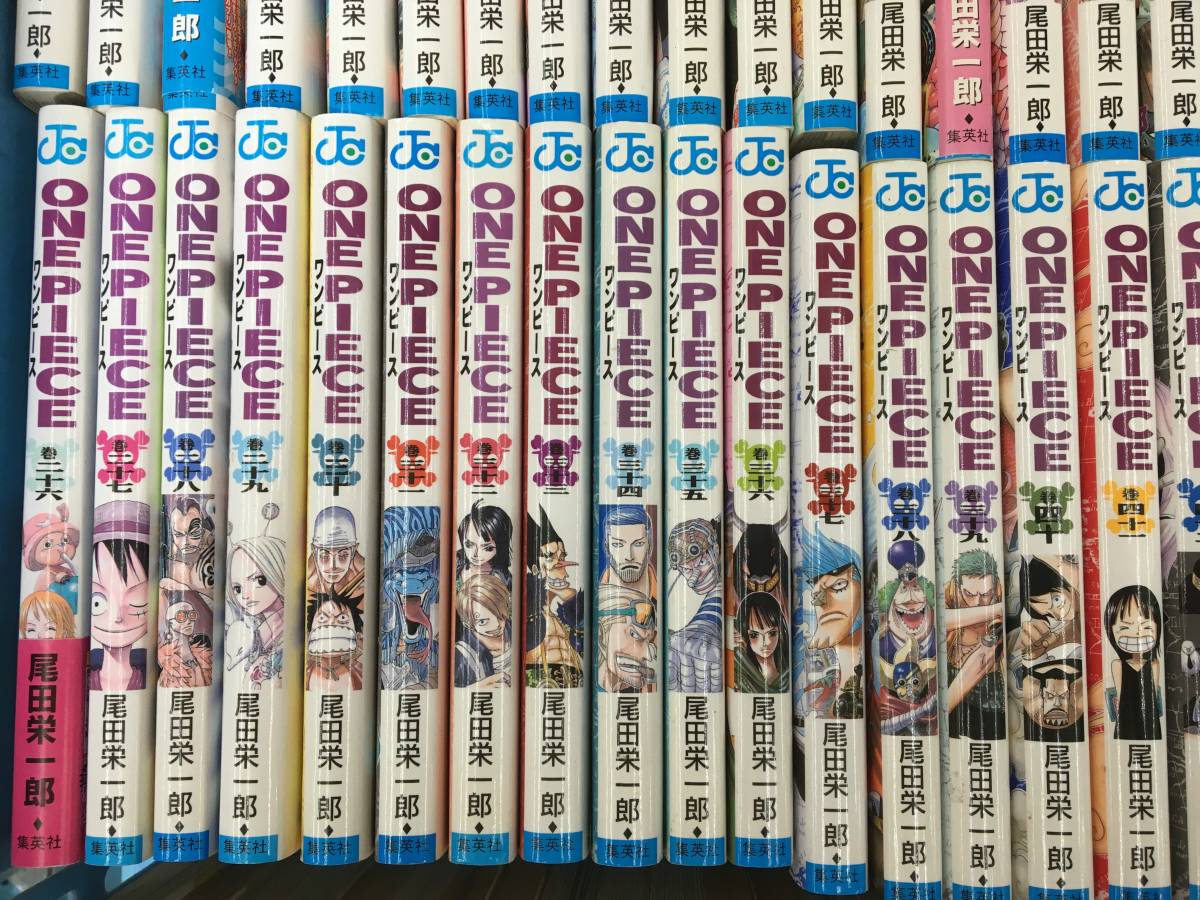 大量80冊セット コミック まとめ One Piece ワンピース 1 75巻 5冊 千巻 Wanted Blue Yellow Red 尾田栄一郎 集英社 少年 売買されたオークション情報 Yahooの商品情報をアーカイブ公開 オークファン Aucfan Com