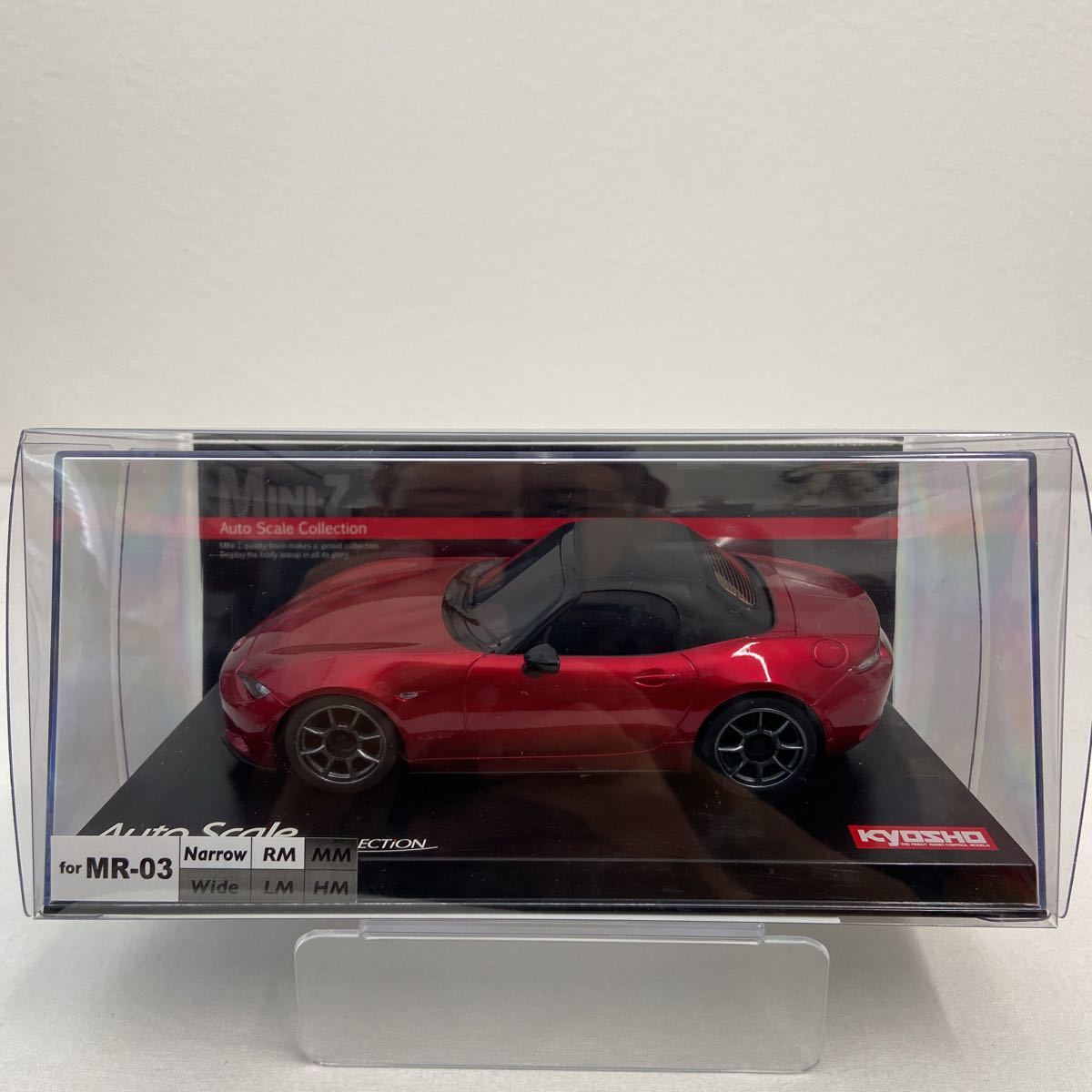 京商 MINI-Z マツダ ロードスター ソウルレッド ミニッツレーサー ASC