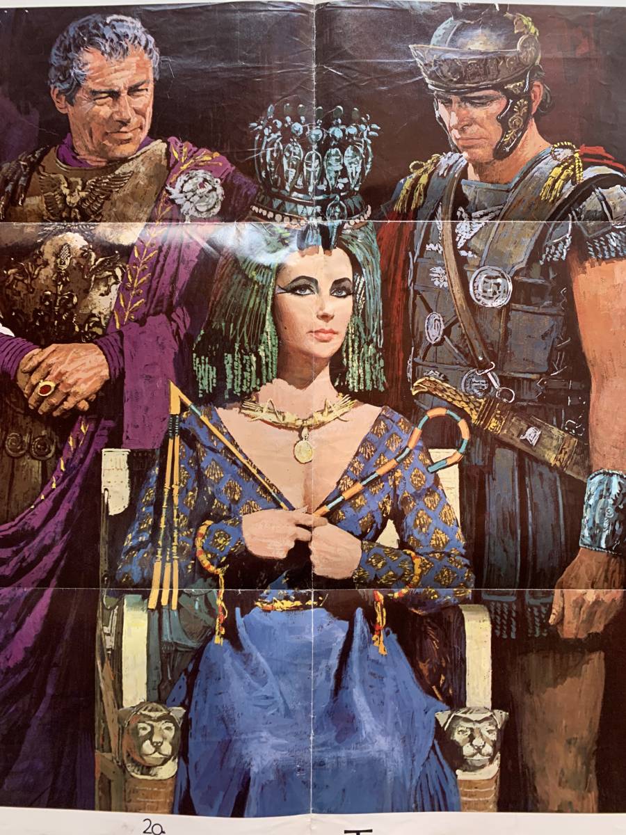 感謝祭 クレオパトラ 1963 Us初版１シート エリザベス テイラー リチャード バートン ロードショー版 Cleopatra 品 映画 売買されたオークション情報 Yahooの商品情報をアーカイブ公開 オークファン Aucfan Com