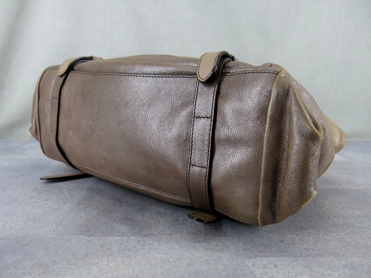 新品,爆買い ●PRADA プラダ●グラデーションカラー●カーフ レザー 本革●ショルダー バッグ●ベージュ系 SV金具●肩掛け●B5 収納 かばん●C2992
