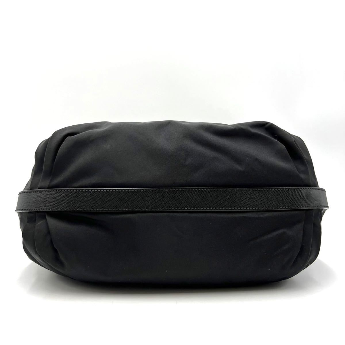 1円〜 【未使用級 極美品】 PRADA プラダ 三角ロゴ 三角プレート 