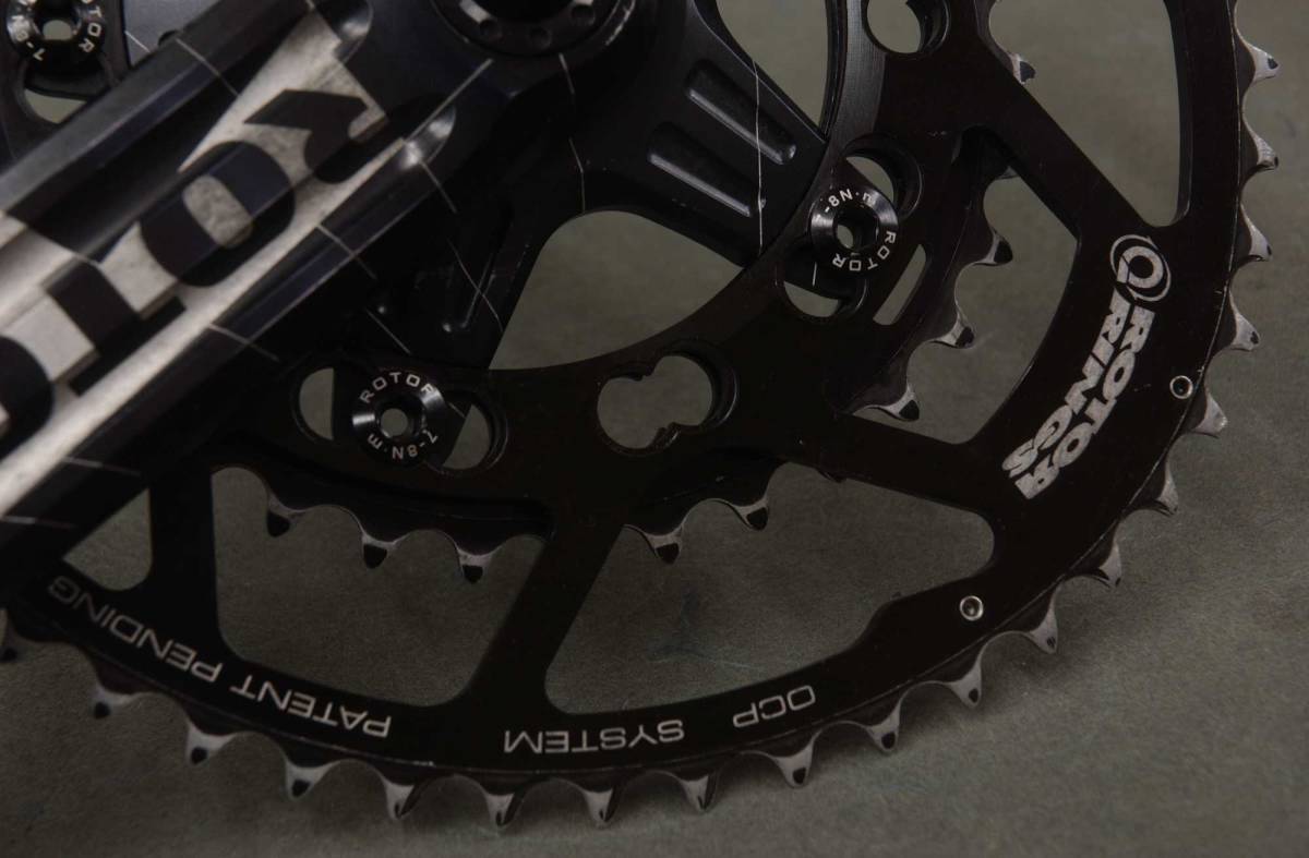 ROTOR 3D 24mm PCD110/170mm + QRings 52/36 □ ロータークランク/Q 