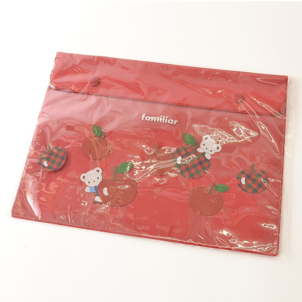 ◇438291 未使用品 familiar ファミリア マイクロ千鳥格子刺繍トート 