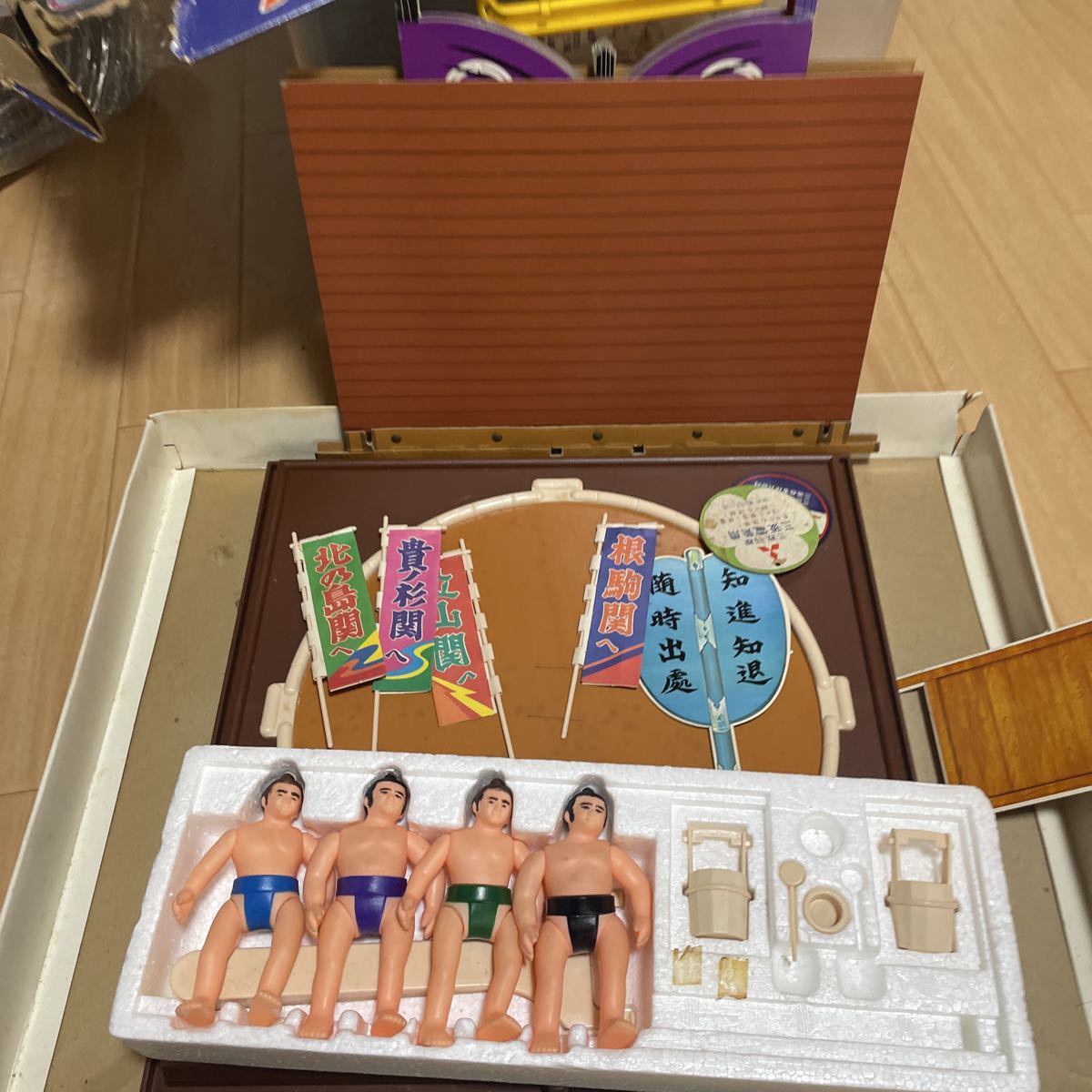 当時物 希少 熱戦大相撲ゲームDX 力士 相撲 昭和レトロ玩具 廃盤