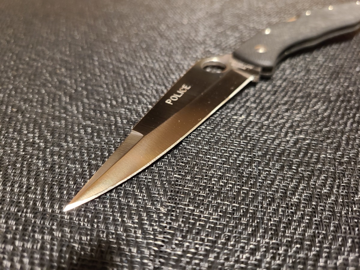 SPYDERCO POLICE GIN-1 STAINLESS SEKI-CITY フォールディング SPYDERCO POLICE GIN-1 STAINLESS SEKI-CITY フォールディング