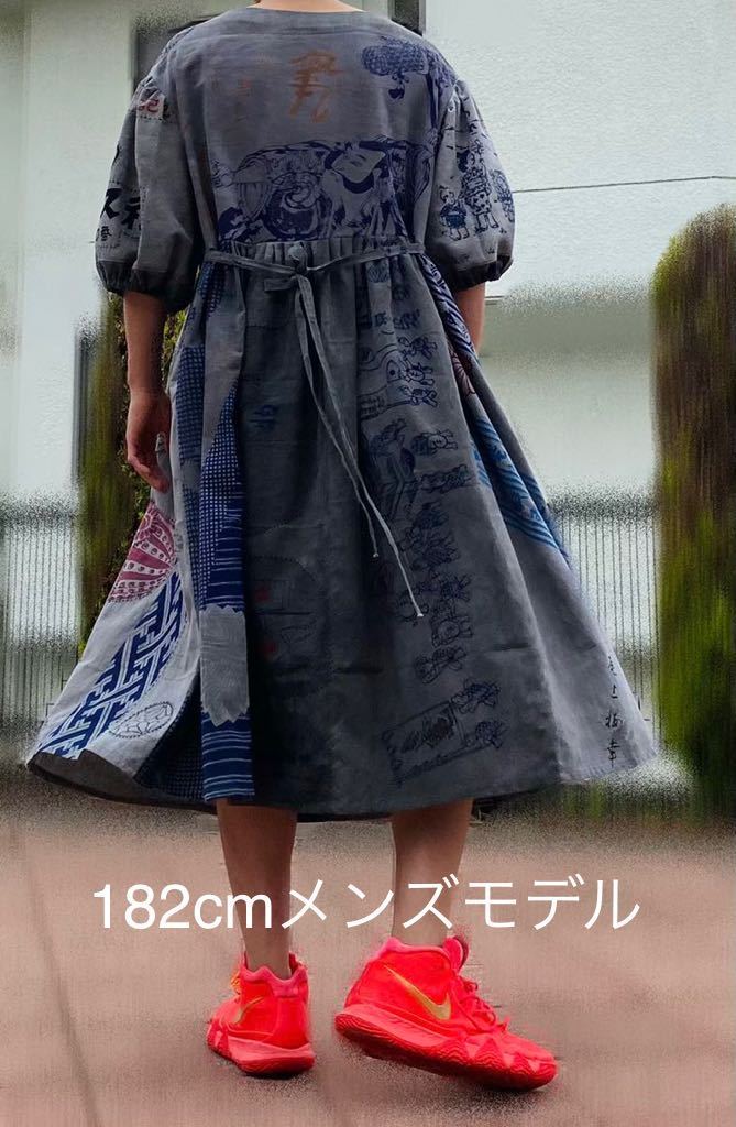 手作り好き*古布新作 墨染め/ヴィンテージ手ぬぐい/刺し子  