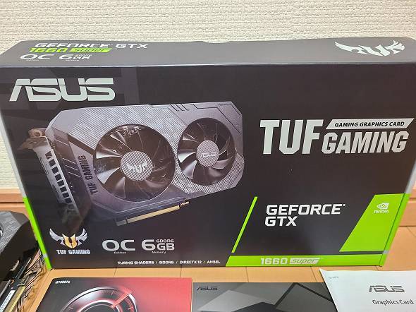 ☆美品！ASUS GeForce GTX 1660 SUPER （TUF-GTX1660S-O6G-GAMING 