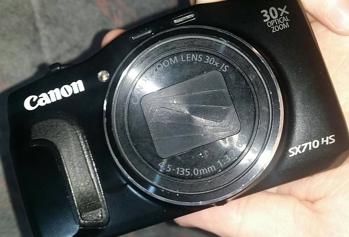 Canon PowerShot SX710 HS Digital : Camera com Black (Black 