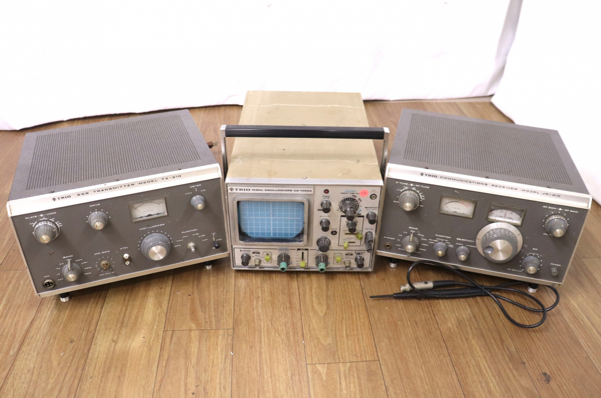 ト葛】 TRIO トリオ SSB送信機 TX-310 受信機 JR-310 オシロスコープ