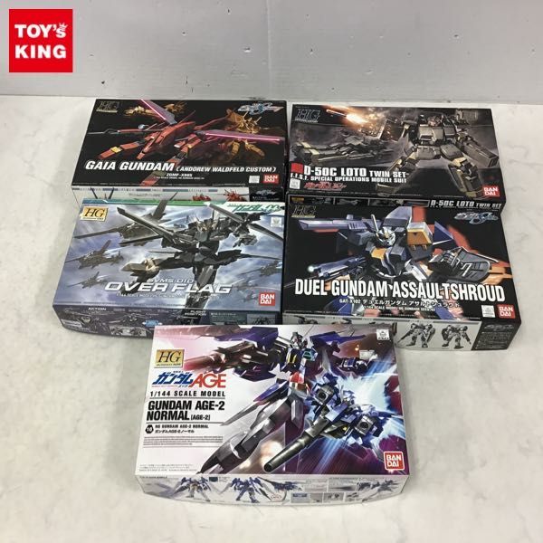 超激得，爆買い 1円 HG 1/144 デュエルガンダム アサルトシュラウド オーバーフラッグ 等(ガンダム)｜売買されたオークション情報、yahooの商品情報をアーカイブ公開 - オークファン その他