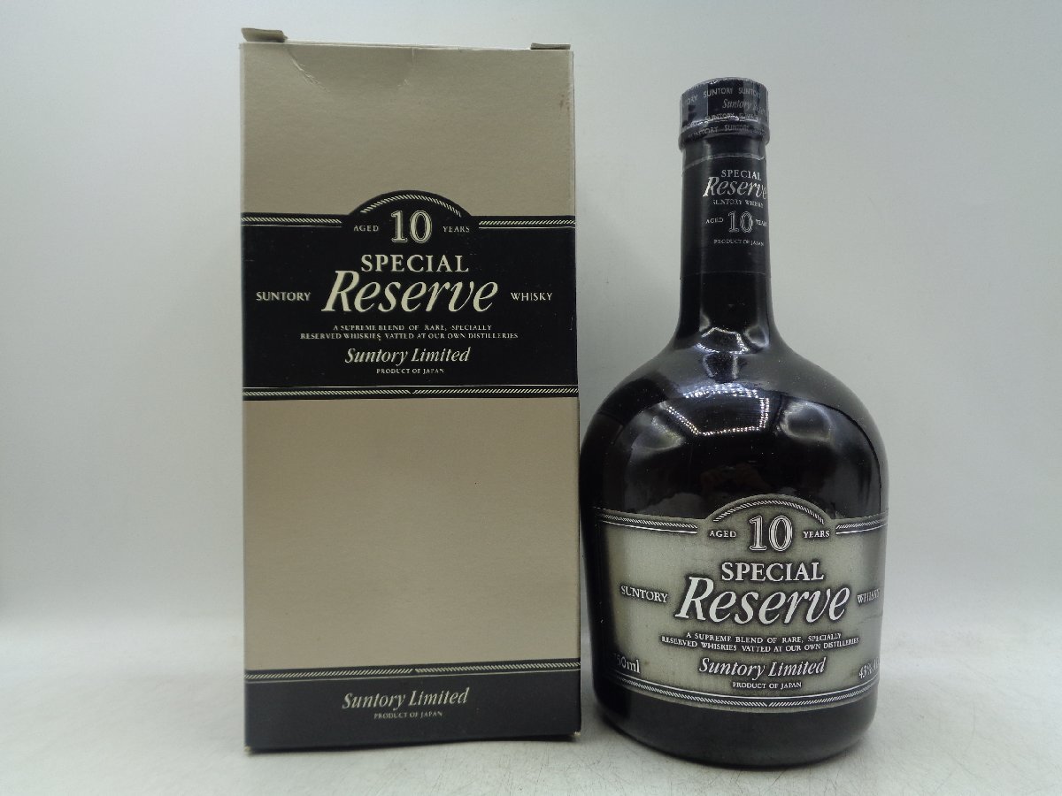 新品，品質保証 同梱OK商品 SUNTORY WHISKY RESERVE 10年 サントリー ウイスキー スペシャル リザーブ 国産 750ml 43％ 箱入 古酒 X116397(日本)｜売買されたオークション情報、yahooの商品情報をアーカイブ公開 - オーク 日本