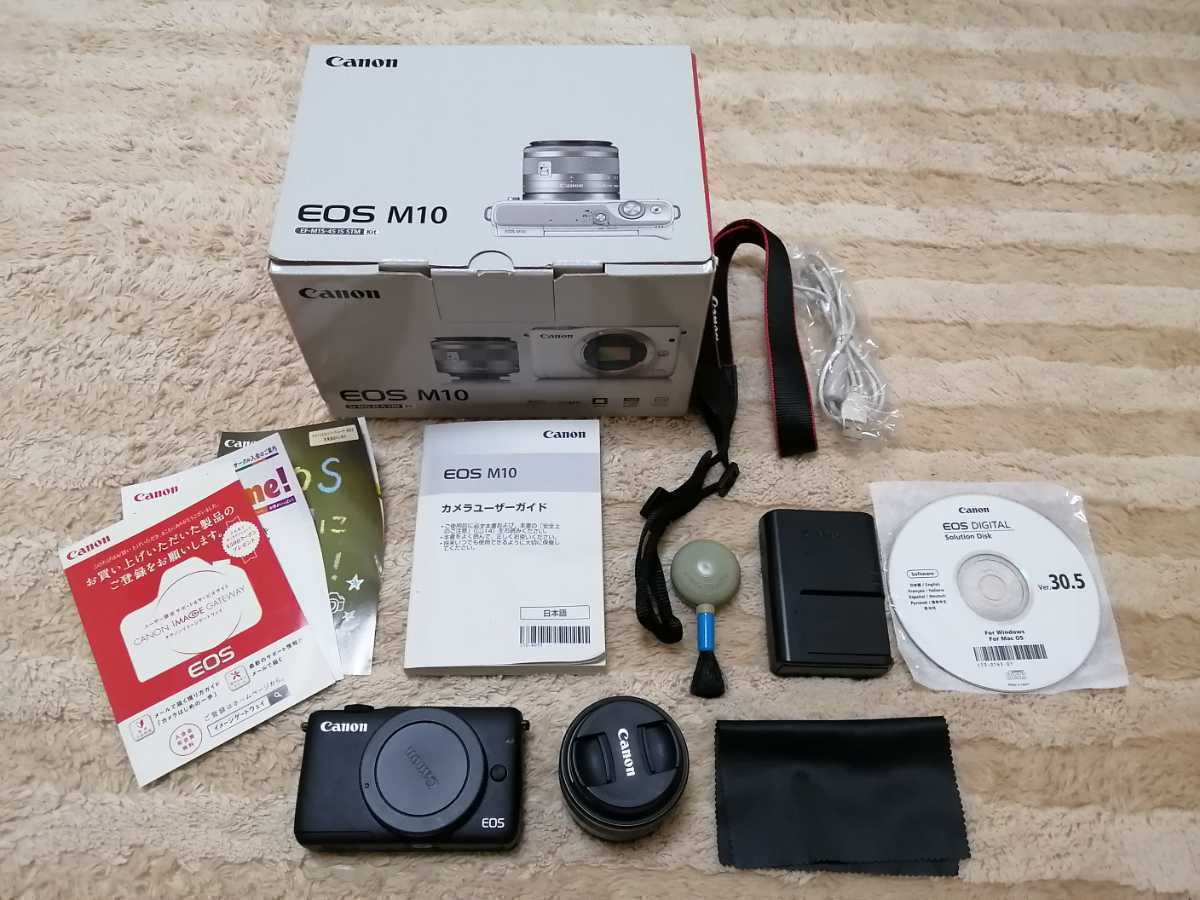 箱無し Canon 少なかっ EOS M10 ミラーレス一眼カメラ