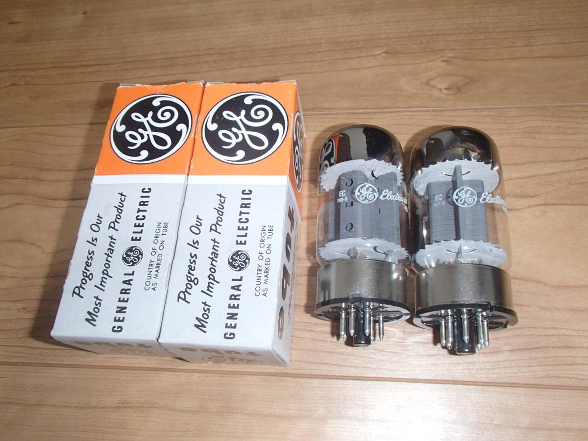 安い，低価 General Electric GE 6550A 真空管 2本