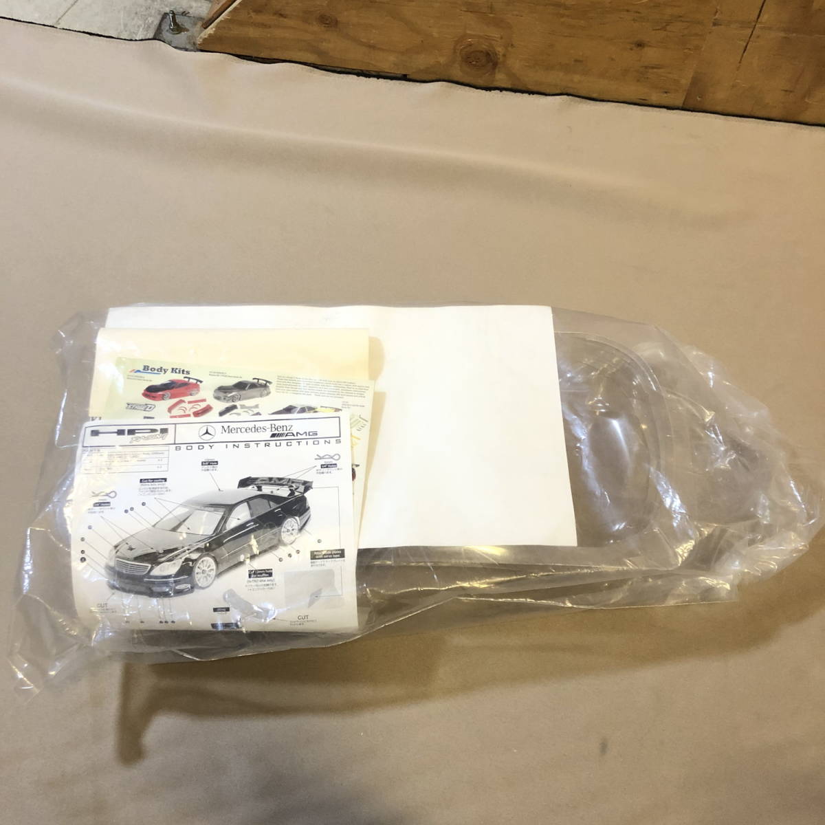 未使用】 HPI 1/10 RC メルセデス ベンツ AMG Sクラス ボディ 7443