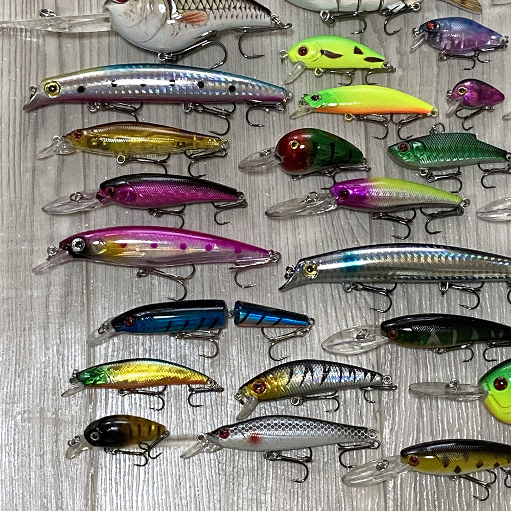 【まとめ売り大特価】バスフィッシング用ルアー３８個 まとめ売り大特価】バスフィッシング用ルアー38個 まとめ売り大特価