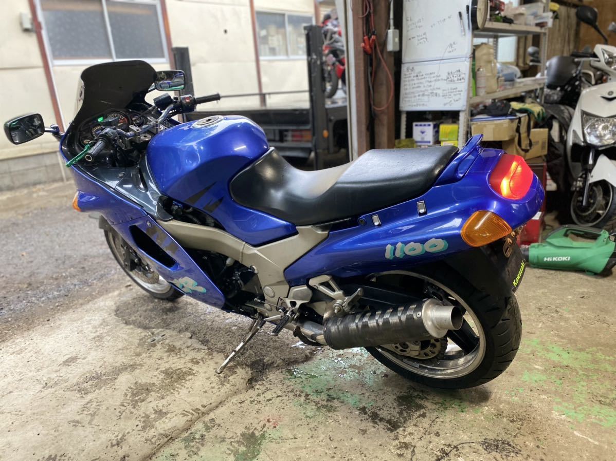 専用」 ZZ-R1100 D型 走行36509マイル エンジン始動動画有り！返品可能