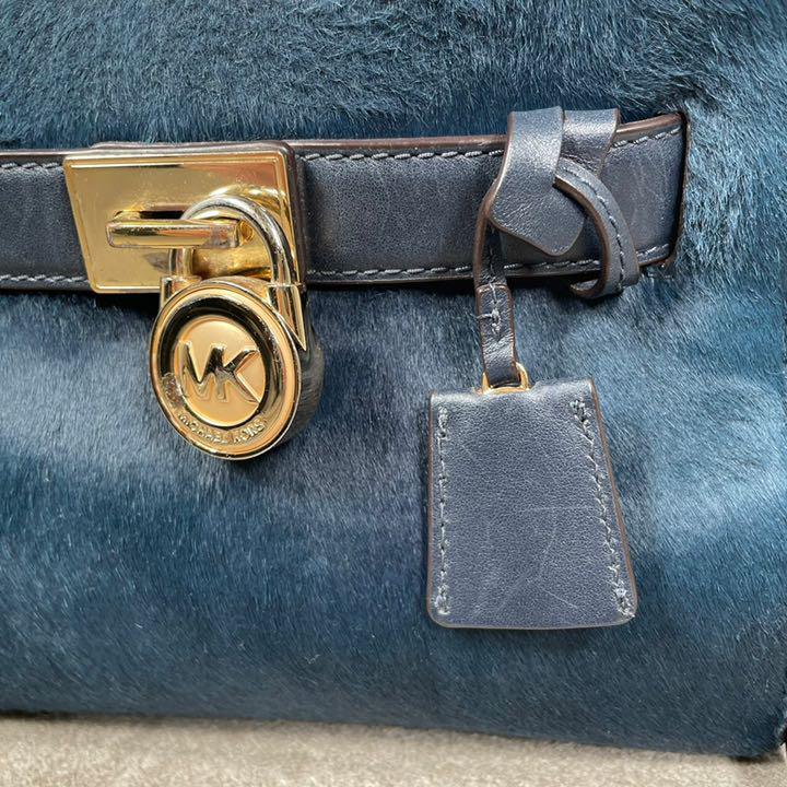 特上品 MICHAEL KORS マイケルコース ショルダー バッグ ハラコ レザー