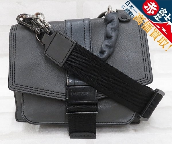  1B4793/DIESEL レザーミニショルダーバッグ ディーゼル(かばん、バッグ)｜売買されたオークション情報、yahooの商品情報をアーカイブ公開 - オークファン かばん、バッグ