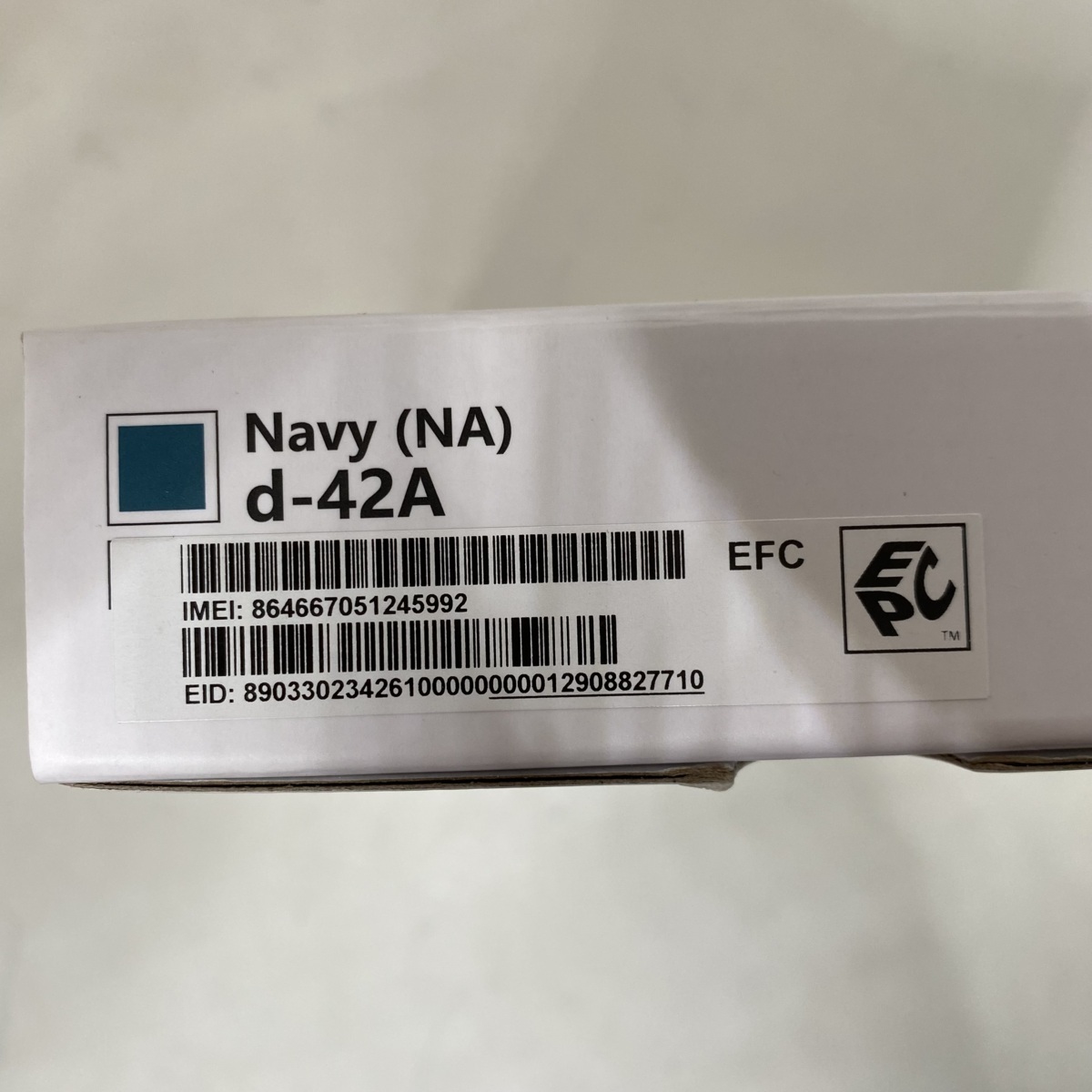 新品未使用品 ○判定 docomo ドコモ dtab Compact d-42A ネイビー Navy