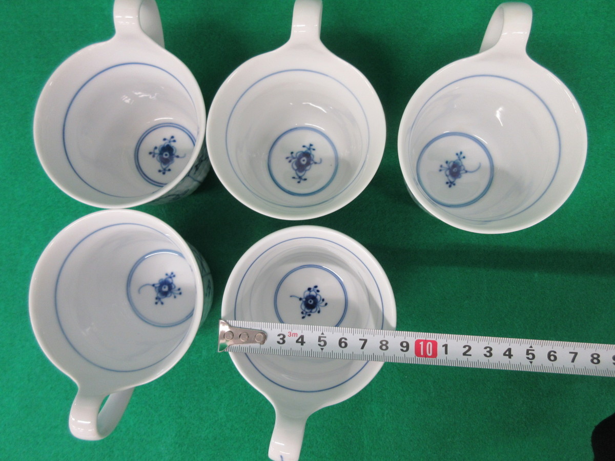 1円～おたからや◆H0506-06　ロイヤルコペンハーゲン　 カップ＆ソーサー　5客セット_6