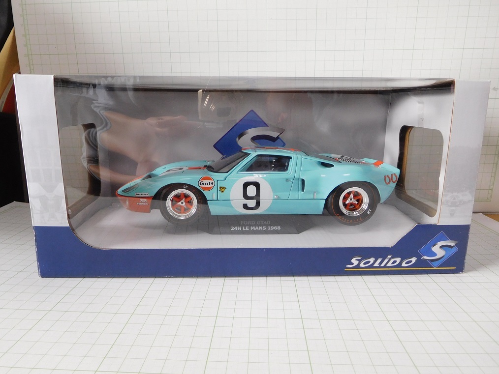 ◎ソリド　1/18　フォード GT40 ガルフ ルマン 1988