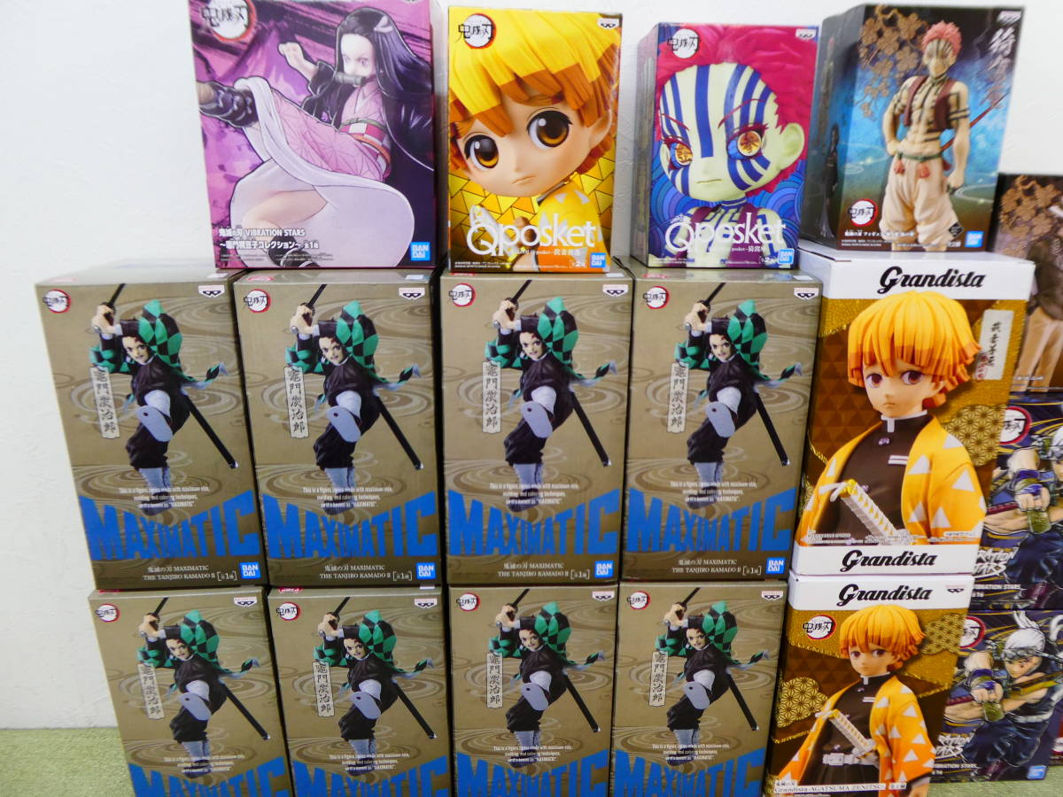 X25-84)未開封品 鬼滅の刃 フィギュア 22体セット 竈門炭治郎 禰豆子 