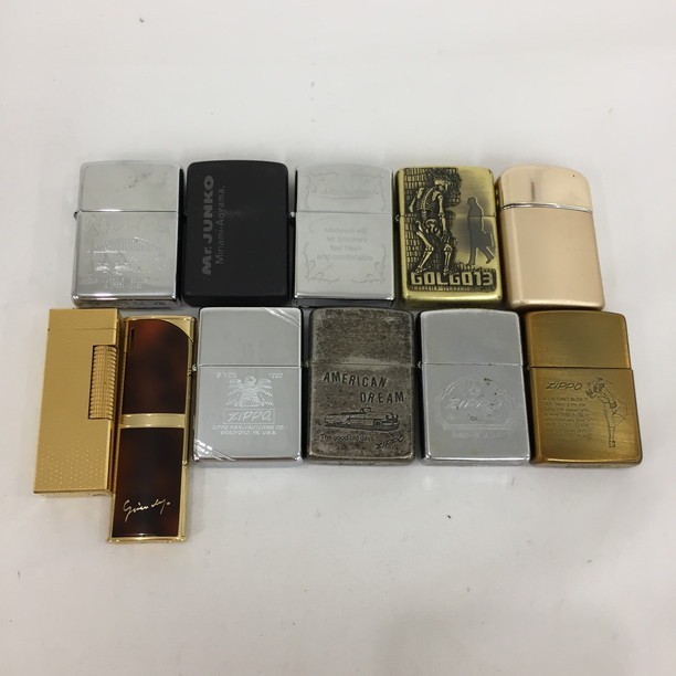 A1620850】ライター11点セット ZIPPO / Dunhill / GIVENCHY 他 zippo 