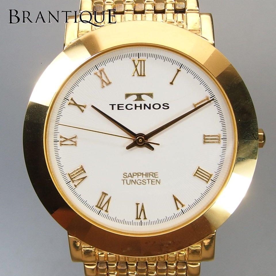 TECHNOS サファイアタングステン 時計 希少カラー】TECHNOS テクノス 