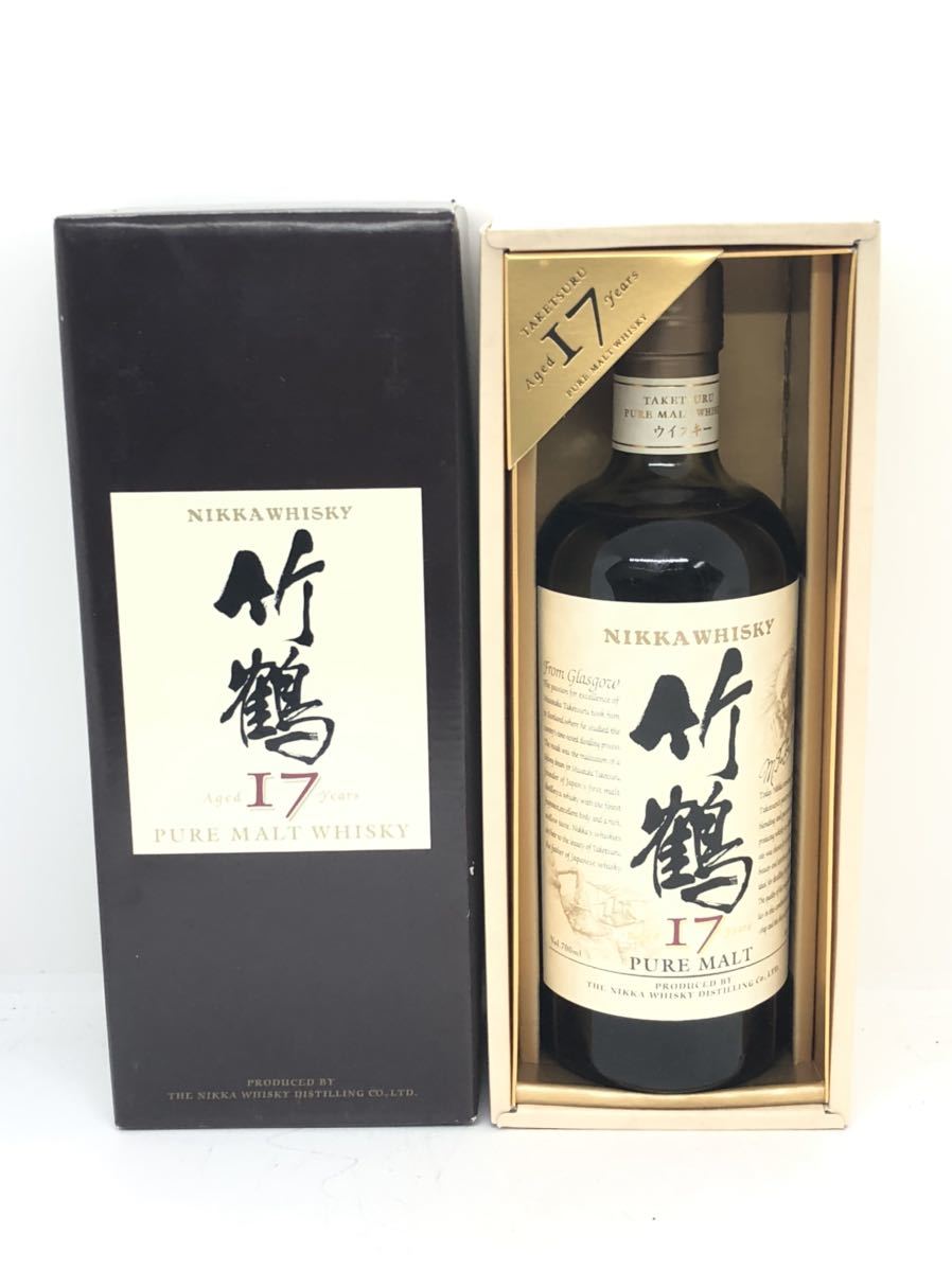 竹鶴 17年 ニッカ 旧ボトル 旧ラベル WHISKY(ニッカウイスキー