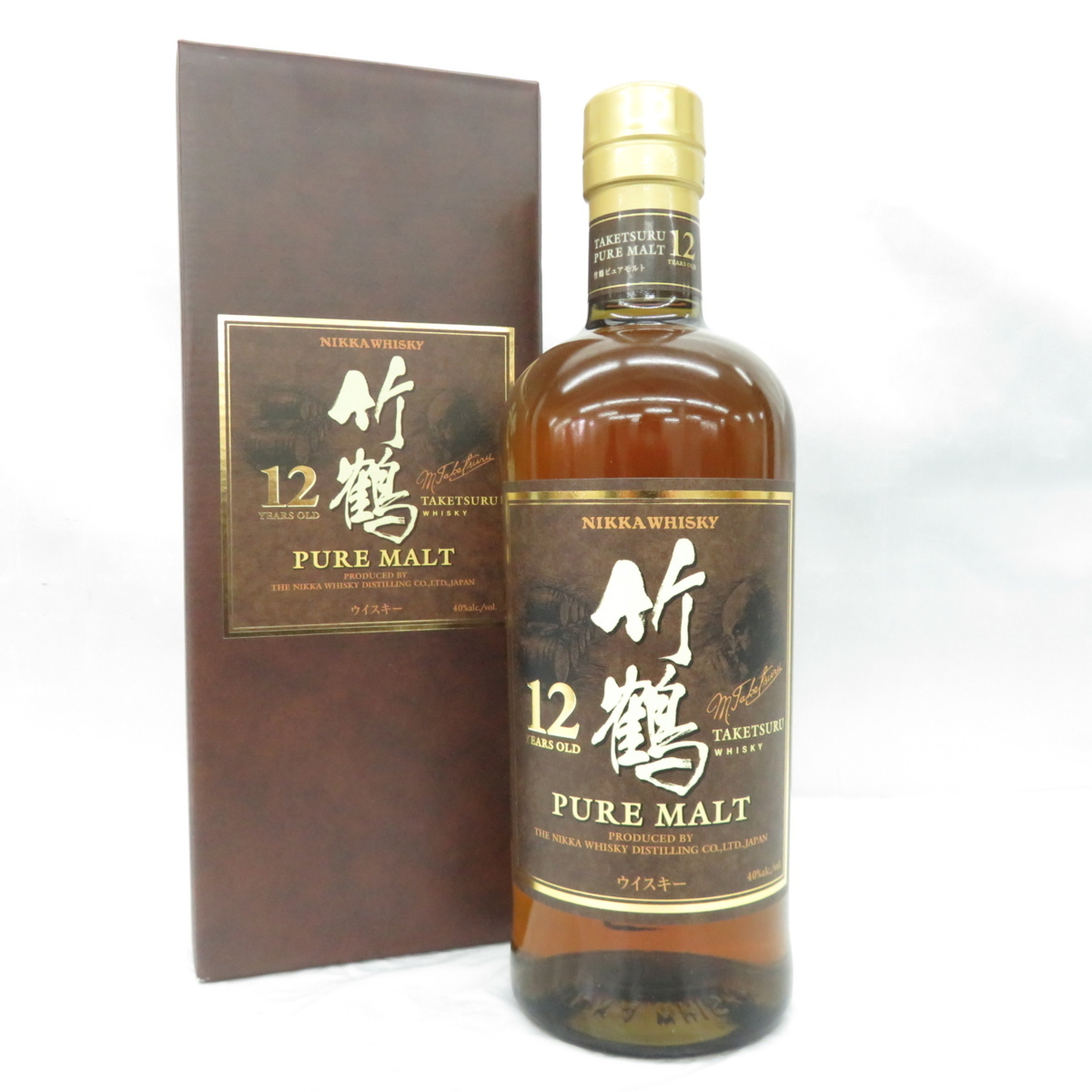 竹鶴 12年 ニッカ 箱付き 希少ニッカウイスキー PURE 【未開栓】NIKKA