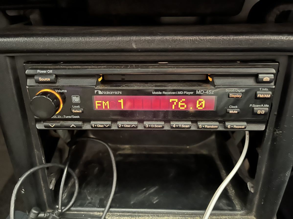 Nakamichi ナカミチ MD-45z ナカミチから1DIN型MDプレーヤー新発売