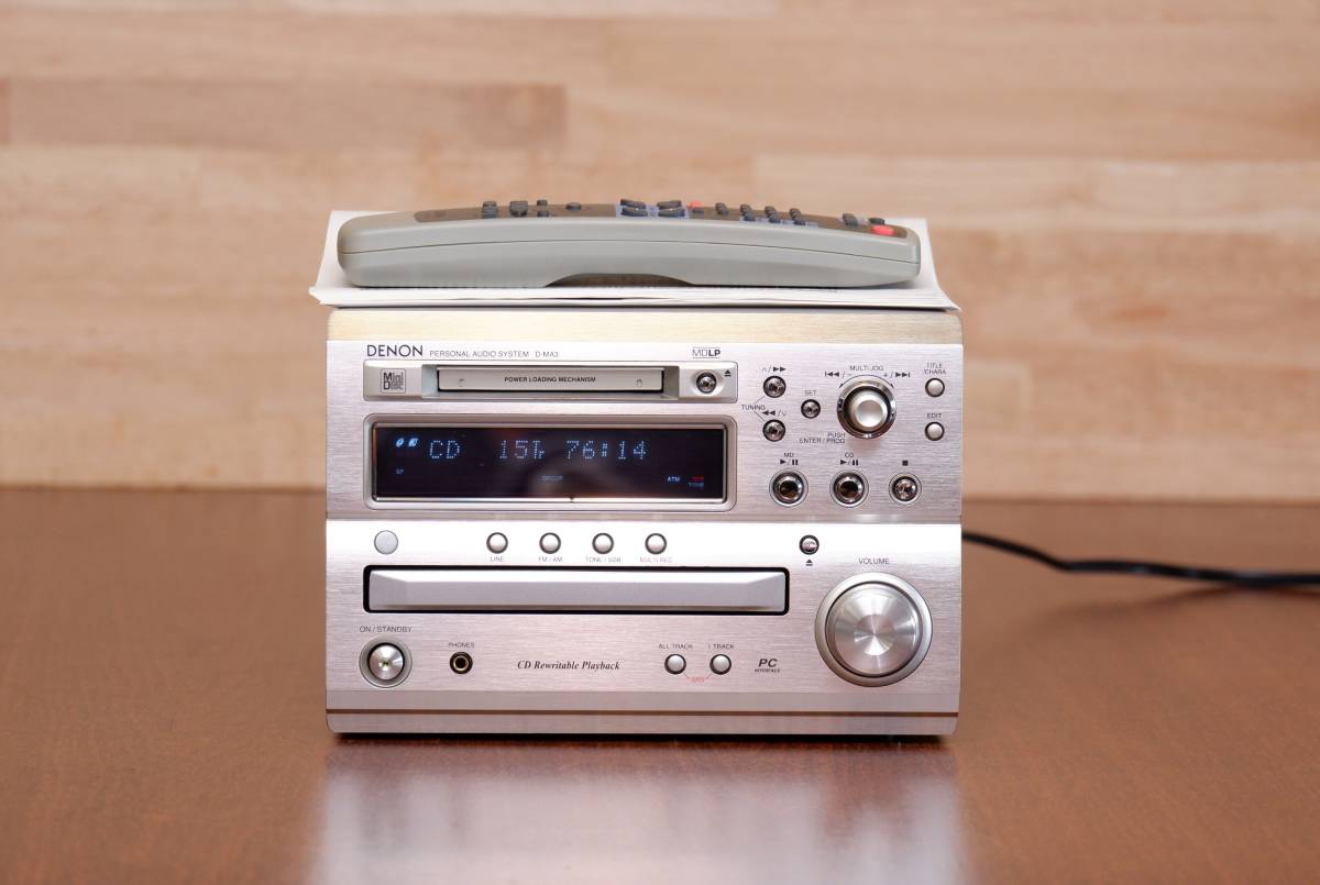 Denon D Ma3 Cd Md Tuner Usb Dac ミニコンポ 美音 １週間返品保証 完動品 03年製 Mdコンポ 売買されたオークション情報 Yahooの商品情報をアーカイブ公開 オークファン Aucfan Com