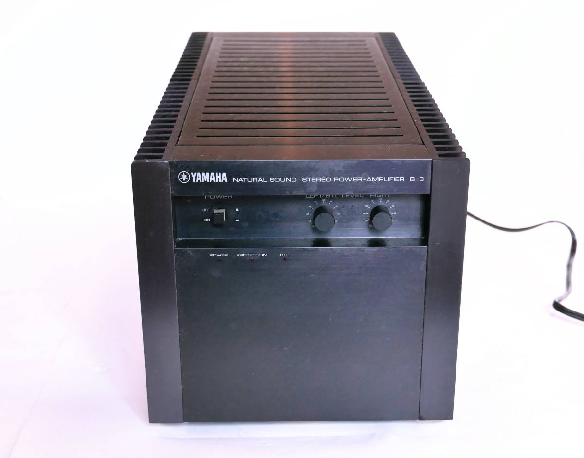 高品質，大得価 ジャンク YAMAHA ヤマハ B-3 V-FET SIT ステレオパワーアンプ プロテクションランプ消灯せず 要修理品(YAMAHA)｜売買されたオークション情報、yahooの商品情報をアーカイブ公開 - オークファン YAMAHA
