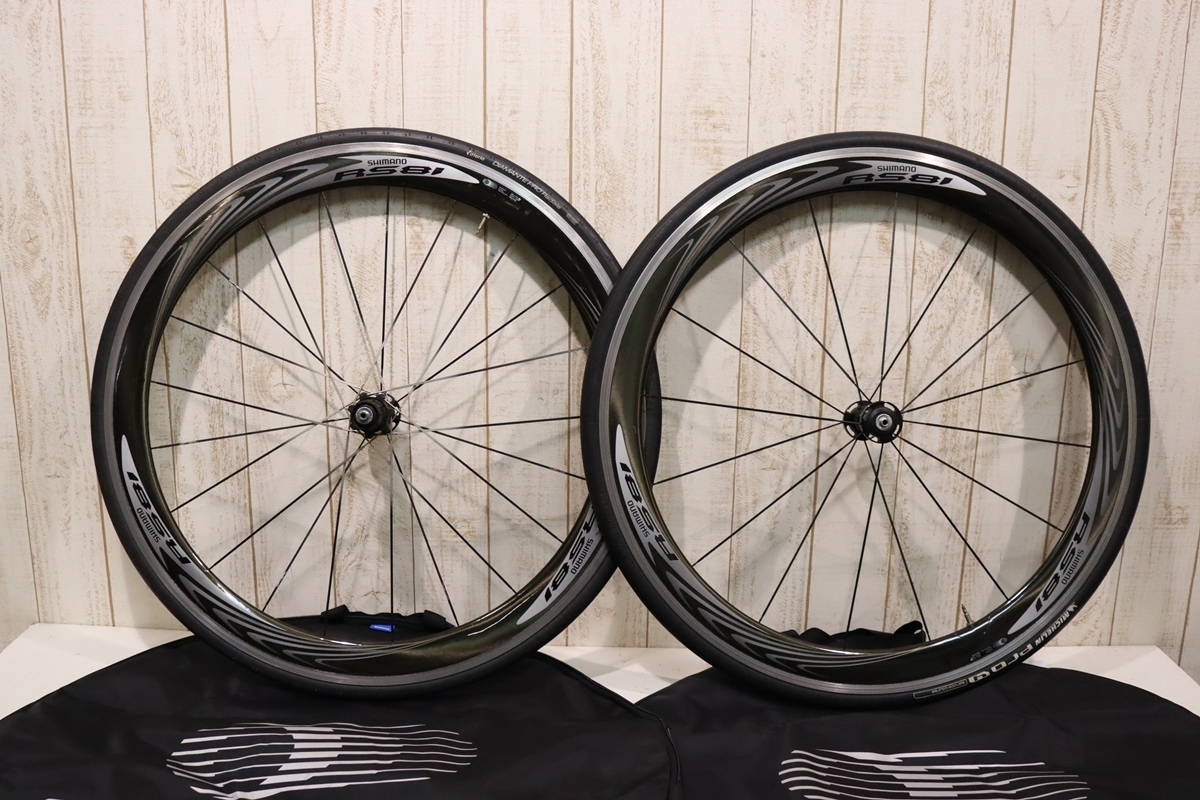 数量限定，限定セール SHIMANO シマノ WH-RS81-C50-CL シマノフリー 11s対応 クリンチャー カーボンハイブリッドリム ホイールセット(27インチ、700C)｜売買されたオークション情報、yahooの商品情報をアーカイブ公開 - オ ホイール（完組、手組）