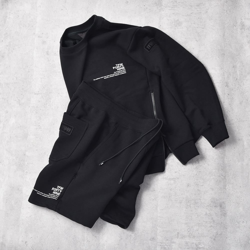 □美品□ TFW49 ティーエフダブリュー49 CU02 WARM UP SWEAT 