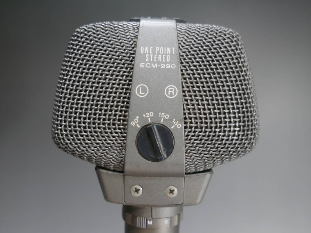 ◇SONY【ECM-990】ワンポイントステレオ コンデンサーマイク USED品 