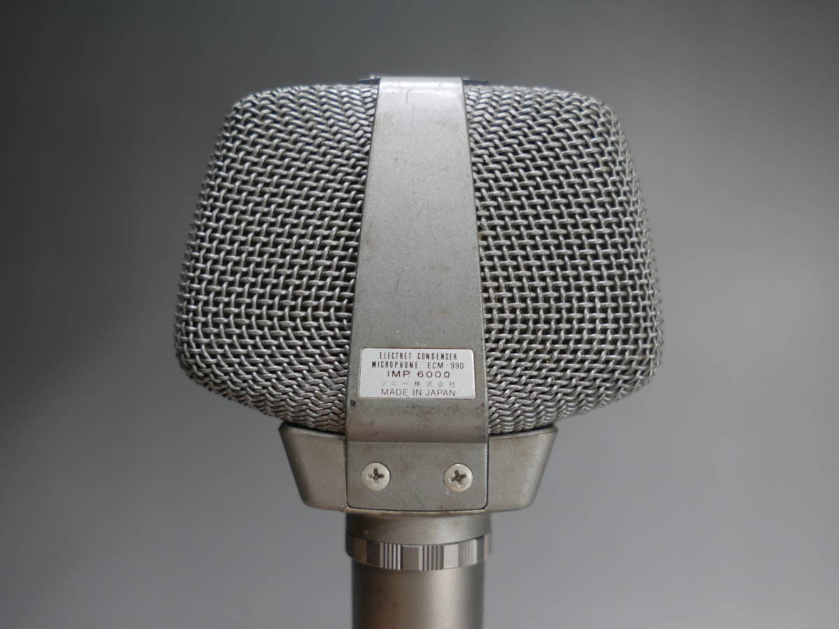 ◇SONY【ECM-990】ワンポイントステレオ コンデンサーマイク USED品