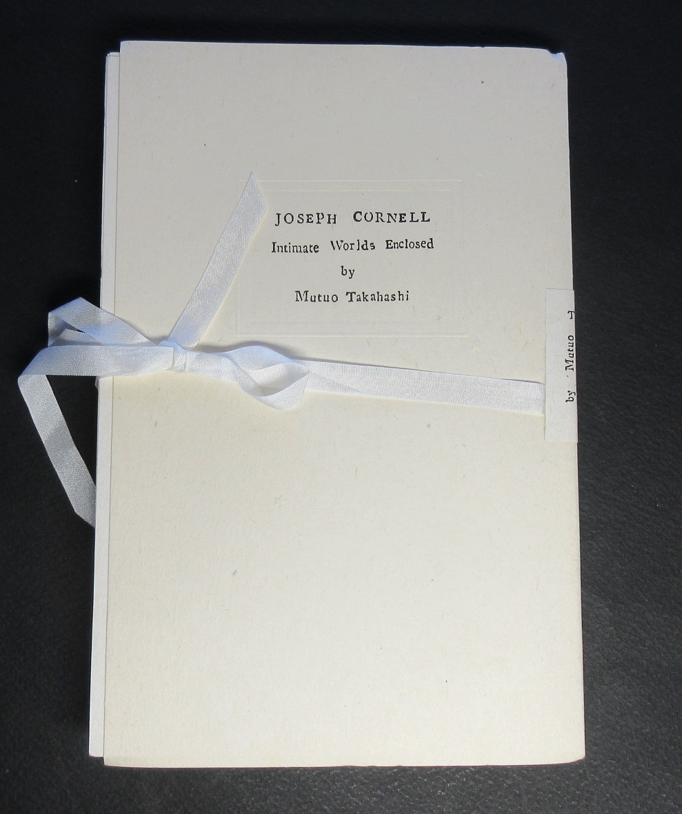 ジョゼフ・コーネル高橋睦郎・箱宇宙を讃えて』○Joseph Cornell