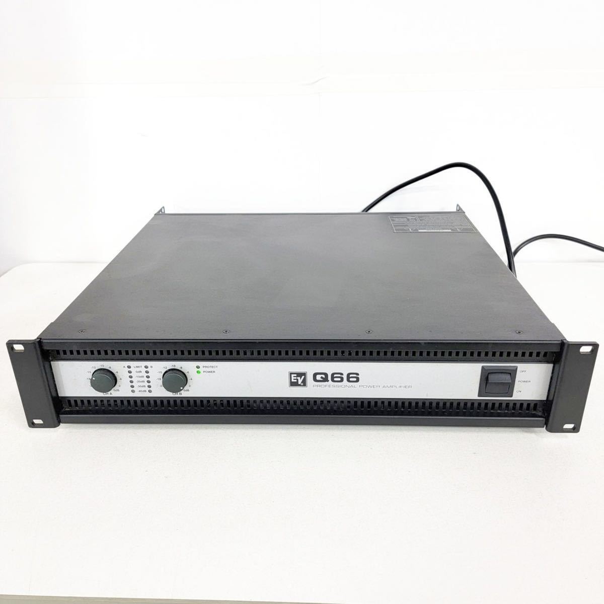 Electro-Voice パワーアンプ Q66 エレクトロボイス - EV Power Q66II