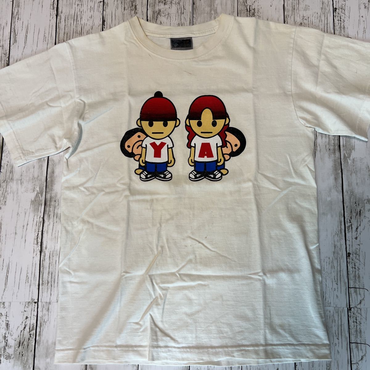 BABY MILO◇BAPE ベイプ/BABY MILO×PUFFY/スウェット/L/コットン/BLK 