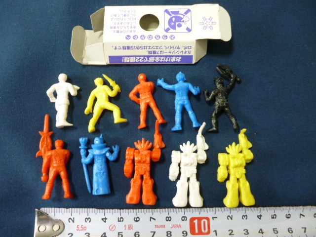 雪印食品 百獣戦隊ガオレンジャー ミニモデル 10個セット ダブりなし