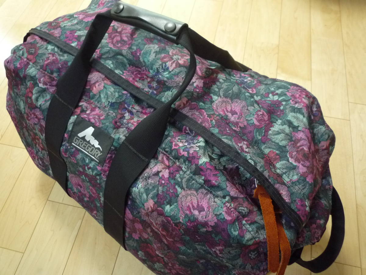 GREGORY（グレゴリー）DUFFLE BAG（ダッフルバッグ）フローラル