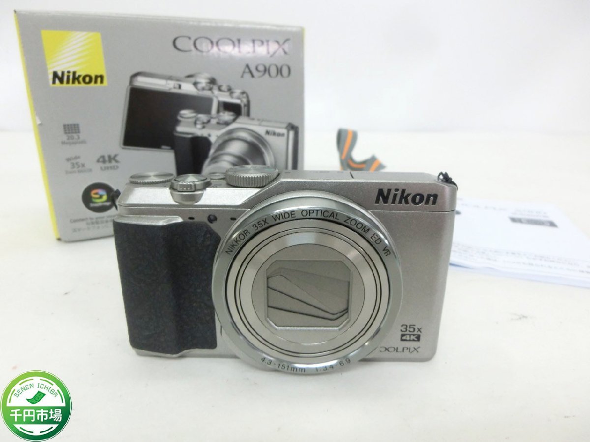 【本物保証】 H-8853 Nikon ニコン COOLPIX クールピクス A900 NIKKOR 35X 4.3-151mm 1:3.4-6.9 デジカメ 説明書付 本体 現状品 千円市場(ニコン)｜売買されたオークション情報、yahooの商品情報をアーカイブ公開 - オークフ ニコン