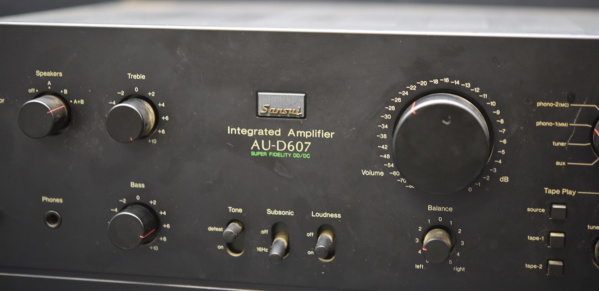 KY5-82 現状品 山水 プリメインアンプ AU-D607 サンスイ sansui