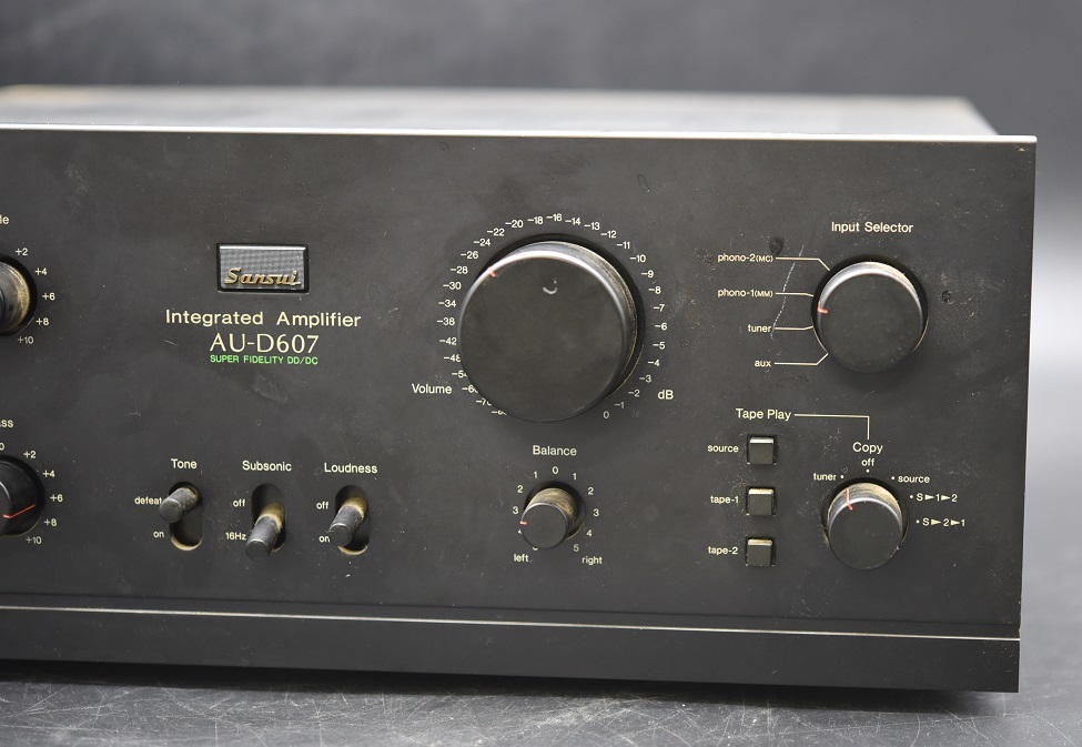 KY5-82 現状品 山水 プリメインアンプ AU-D607 サンスイ sansui