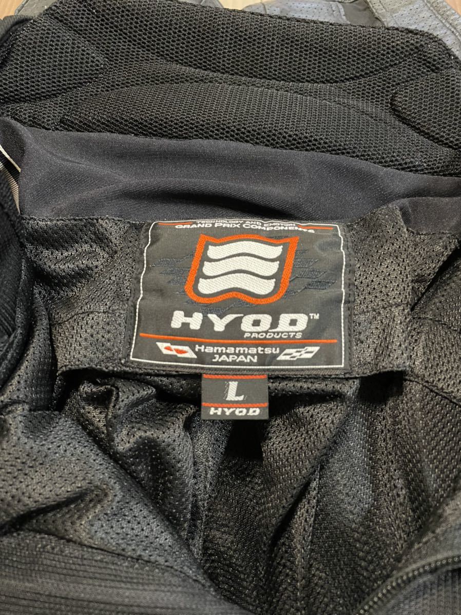 HYOD レザーパンツ ブーツアウト パンチングレザー Lサイズ(レザー